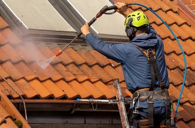Démoussage et hydrofuge de toiture à Escalans